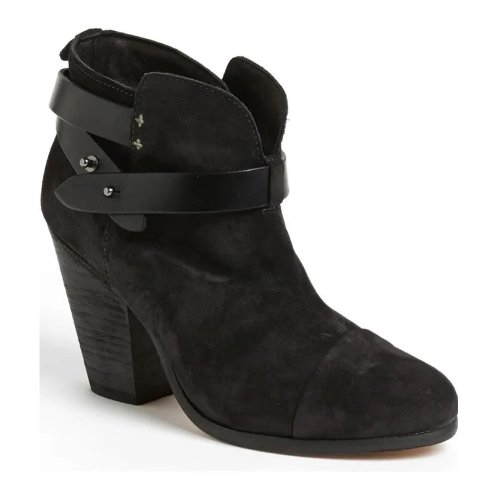 🤑📦 RAG & BONE Harrow Bootie in Black Suede